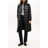 Tommy Hilfiger Gloss High Waisted Down Waist Black Parka