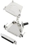 Tru Components TCD45ZF37HDS62K 7709916 D-sub female connectorset 45 ° Aantal polen: 62 Soldeerkelk 1 stuk(s)