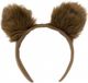 Widmann Beren oren diadeem - bruin - pluche - carnaval verkleed oren - haarband - bruine beren