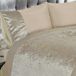 Rapport Dekbedovertrek Luxury crushed velvet naturel / 2-persoons