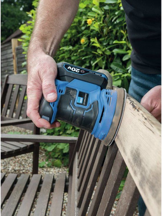 Draper Tools Vlakschuurmachine Storm Force 20 V - Zonder Accu