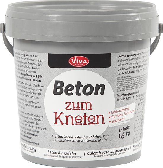 Kneedbeton - 1500 gr - grijs