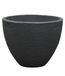 Dehner Plantenpot Stone, Ø 50 cm, hoogte ca. 39 cm, kunststof, antraciet