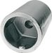 Talamex Schroefas Anode 6-kant Zink 22-25MM