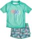 Playshoes Kinderbadset met UV-bescherming, Palmbomen, Mint