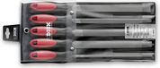 Dick 1304200-2K Jeu de limes/râpes, capot 2 avec poignée 2K, 5 pièces Longueur 200 mm