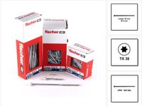 Fischer Power-Fast II FPF II CTP 6 x 60 mm BC verzonken kop met binnenster TX30 deeldraad gegalvaniseerd blauw gepassiveerd - 670481
