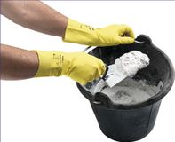Ansell Chemicaliënhandschoen | maat 8,5-9 geel PSA-categorie I | 12 paar - 87-190-8,5-9