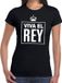 Bellatio Decorations Viva el Rey Zwart shirt dames - Koningsdag/Holland supporter kleding - Katoen - Maat XL
