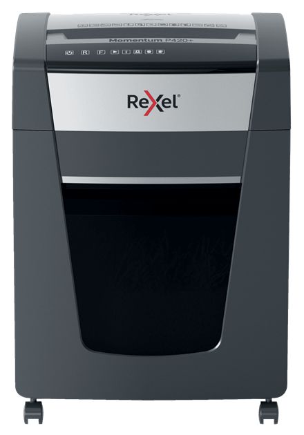 Rexel Momentum P420+ Papierversnipperaar - P-4 Snippers - 20 Vellen - Zwart