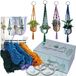 Merkloos Kit Macramé pour Adultes : Fabriquez 4 suspensions pour plantes en macramé