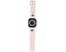 Karl Lagerfeld Bandeau en caoutchouc 3D Karl&Choupette pour Apple Watch 42/44/45/49mm - rose