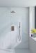 FortiFura Calvi Inbouw Regendoucheset - Thermostatisch - Geborsteld Koper
