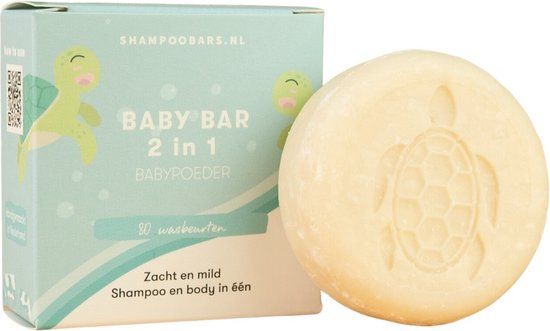 ShampooBars 2-in-1 Baby Bar Haar en Lichaam - 60g