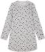 Schiesser Nachthemd lang Meisjes Gestipt Katoen/Polyester Grijs Melange Maat 140
