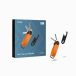 Orbitkey Active Noir + Multi Tool V2 Coffret Cadeau tangerine-noir Étui