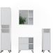 Vicco Badkamermeubelset Leano, Wit, 4-delig