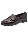 Tamaris Dames Loafers Mokka Patent