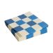 HAY Serviette Pattern Lunch Check 33x33 cm Lot de 20 blanc cassé-bleu M