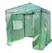 Serre pliable avec bâche - L.245xP.245xH.250 cm - Ouverture rapide