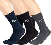 Rainbow Socks Sokken voor heren van gedraaid katoen - 6 paar