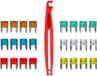 Benson Set mini steekzekeringen met trekker - 25 delig