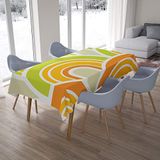 Bonamaison Tafelkleed, Anti-Mold, Sneldrogend, Waterdicht, 100% Polyester Tafellaken, 140cm x 200cm - Ontworpen en Vervaardigd in Turkije