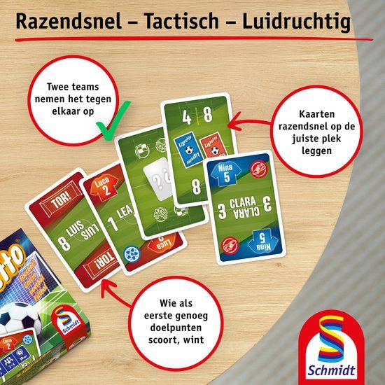 Schmidt Ligretto Fussball Voetbal Kaartspel