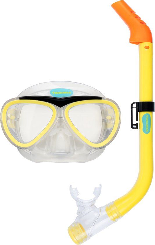 Waimea Duikmasker met Snorkel Junior - Fluorgeel