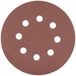 HÖGERT TECHNIK Schuurschijven 125 mm korrel 200 met klittenbandsluiting, 11 gaten, aluminiumoxide, voor hout, metaal, lak, excentrische schuurmachine, stofabsorberend, set van 5