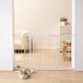 VEVOR Barrière de sécurité pour porte, Blanc, 74,9-134,6 cm de largeur, 76,2 cm de hauteur