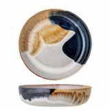 Bloomingville Jules Saladeschaal - Rond, Steengoed, Blauw, 2 L