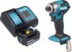 Makita DTD 173 SF1 accu-slagmoersleutel 18 V 180 Nm 1/4" borstelloos + 1x oplaadbare accu 3,0 Ah + lader