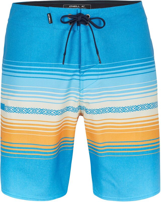 O'Neill Heat Stripe Line Boardshorts - Heren - blauw/bont - US 36 / EU 42 - 2023