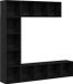 vidaXL Étagère Chêne noir 143 cm
