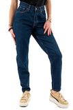 Levi's 80s Mom Spijkerbroek Blauw Vrouw Katoen Lyocell Elastaan