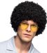 Boland Pruik Ricardo zwart - Afro - Kort - Mannen - 80's - Disco