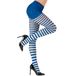 Widmann XL Stripe Pantyhomse - wit/blauw