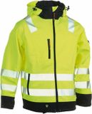 Herock Gregor High Viz Softshell jack HV (1902) - Fluor geel | Donkerblauw - L