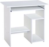 HOMCOM computerbureau - spaanplaat - 80x45x75cm - wit