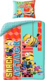 Halantex Minions Dekbedovertrek Snack Attack - 140 x 200 cm - Katoen