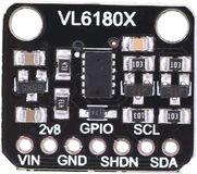 Merkloos / Sans marque Solidchoice - Optische bereiksensor - VL6180X afstandsmeter - Geïntegreerde intelligente module - Zwart - Gebaarherkenning - Vliegtijd afstandssensor
