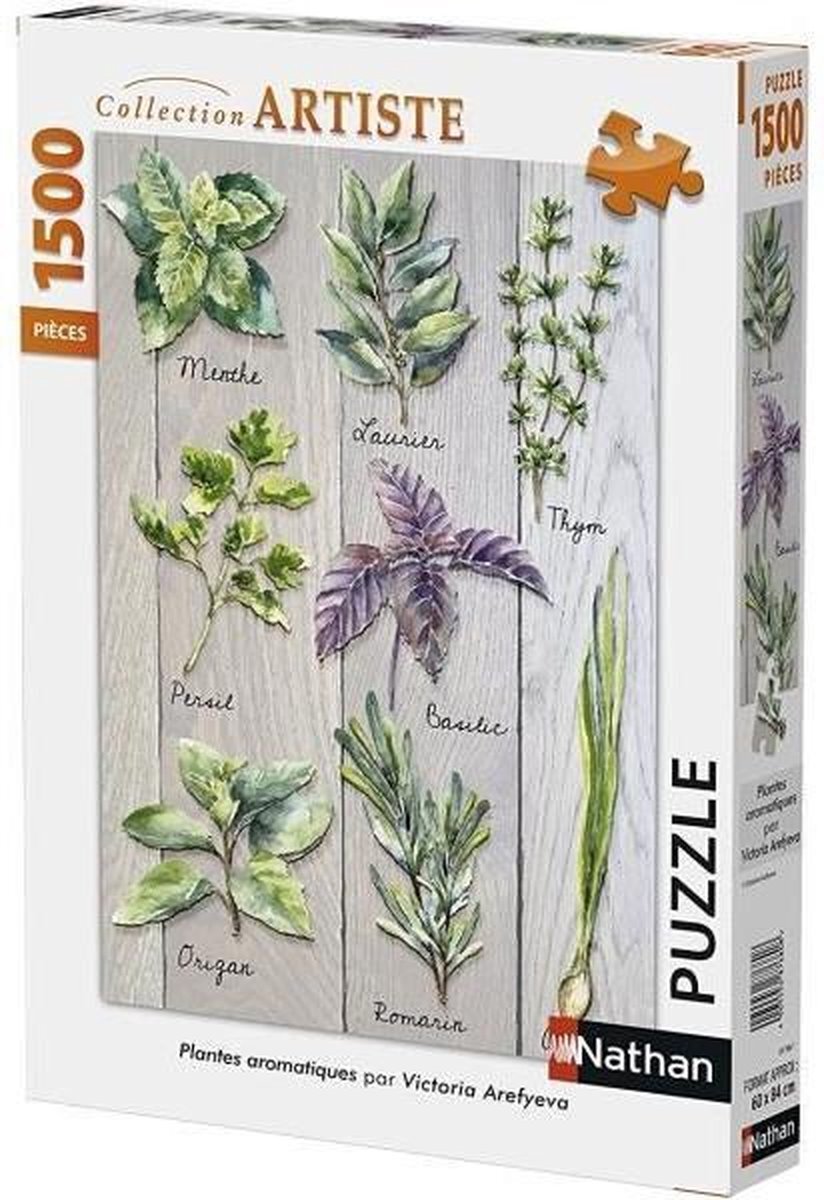 Nathan legpuzzel Aromatische Plantenpuzzel 1500 stukjes