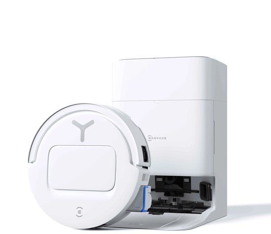 Ecovacs DEEBOT T80 OMNI WHITE - Robotstofzuiger met Dweilfunctie