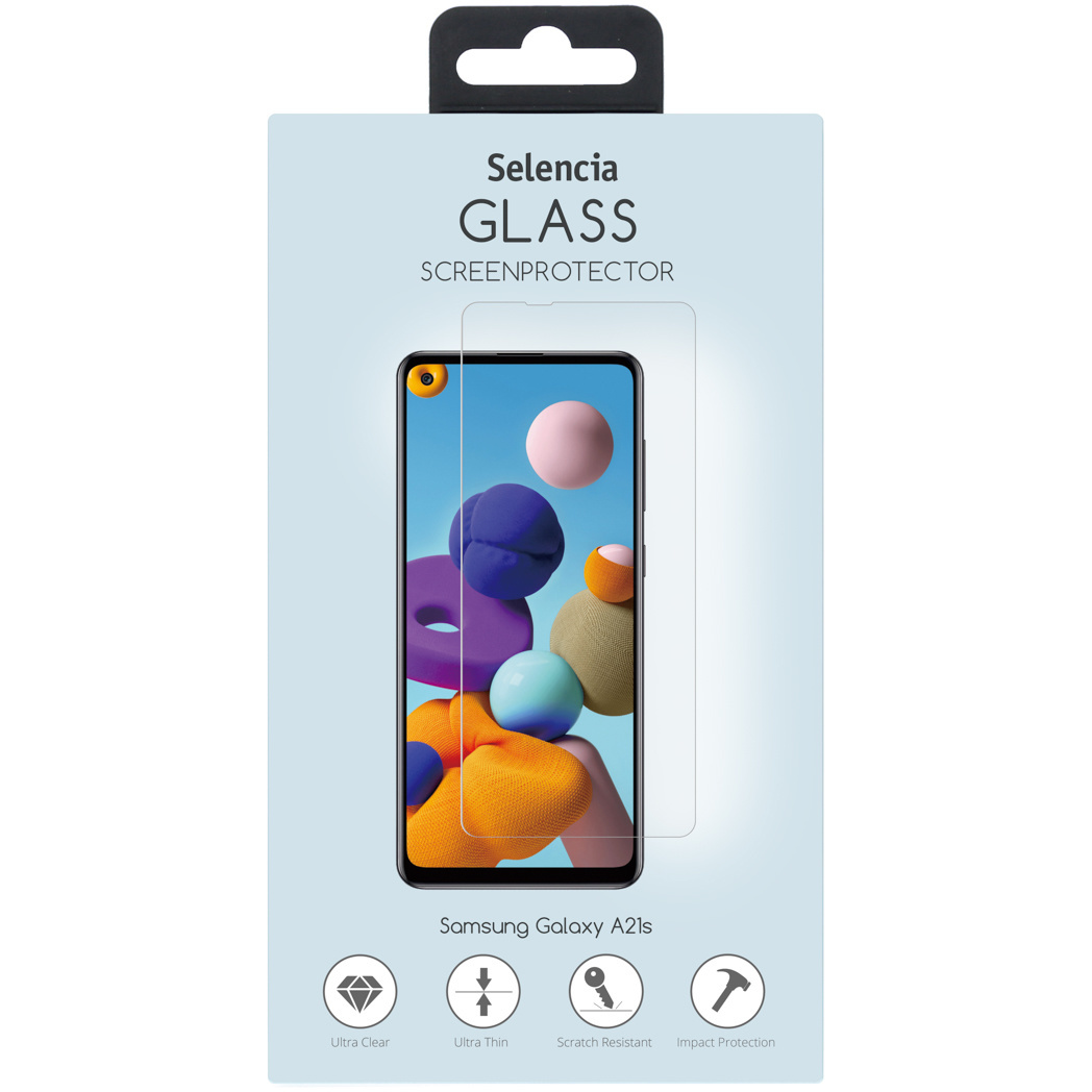 Selencia Glas Screenprotector voor de Samsung Galaxy A21s