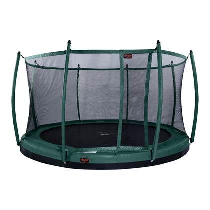 Avyna PRO-LINE Flatlevel Trampoline met Net Ø 430 cm - Groen