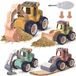 Pelleteuse jouet - Véhicules de construction - 5 pièces - Tournevis - Jouet pour enfants