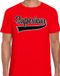 Bellatio Decorations Foute party t-shirt heren - Superieur - rood - carnaval M