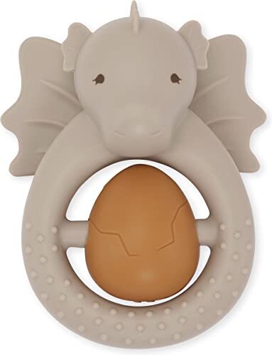 Konges Sløjd Bijtspeeltje Teether | Dragon Warm Grey