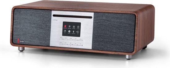 Pinell Supersound 701 - DAB+ Internetradio - Spotify Connect - Bluetooth - CD - Walnoot